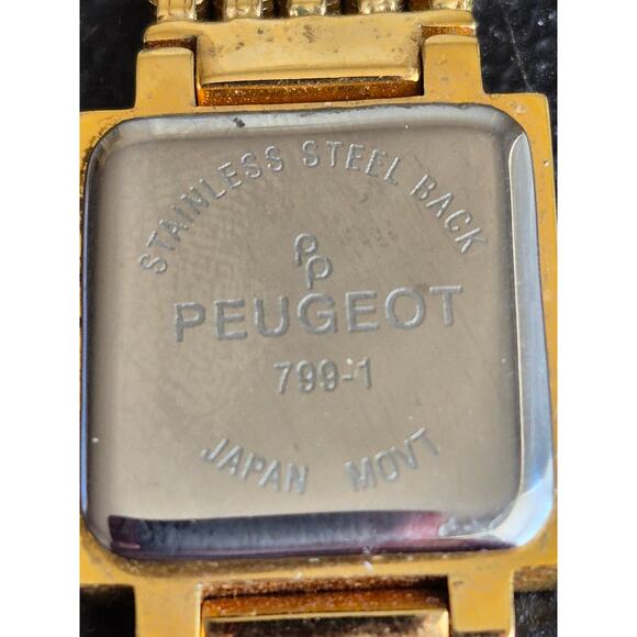 Peugeot Women Gold Tone 5 Chain Bracelet Watch – Boho Retro Y2K Whimsy Classic - Picture 4 of 10